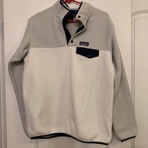 Patagonia Pull Over- grey/blue/white